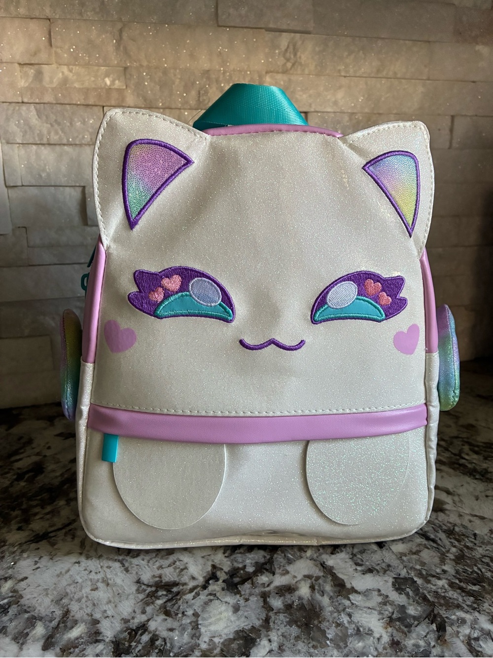 New Aphmau Meemeow Mini Backpack Claire’s Exclusive Glitter Cat